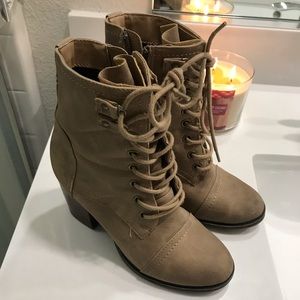 Madden girl lace up booties